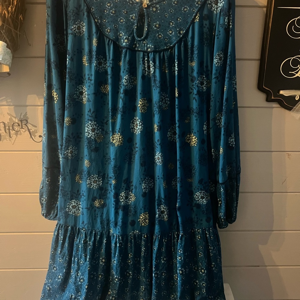 Sonoma Floral Gathered Dress